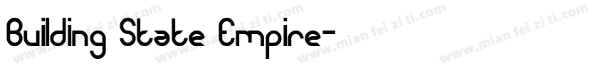 Building State Empire字体转换